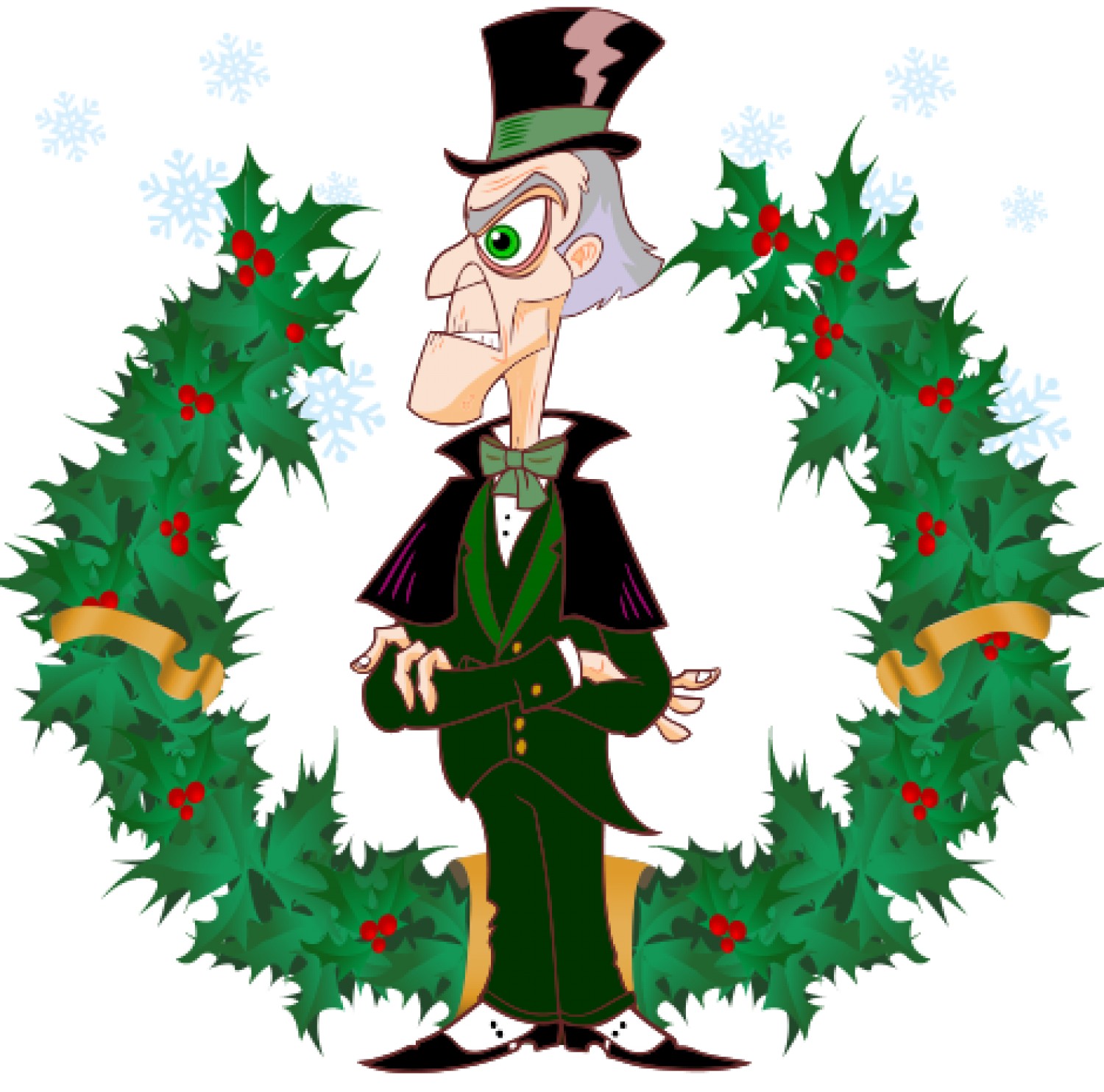 Charles Dickens A Christmas Carol Clipart